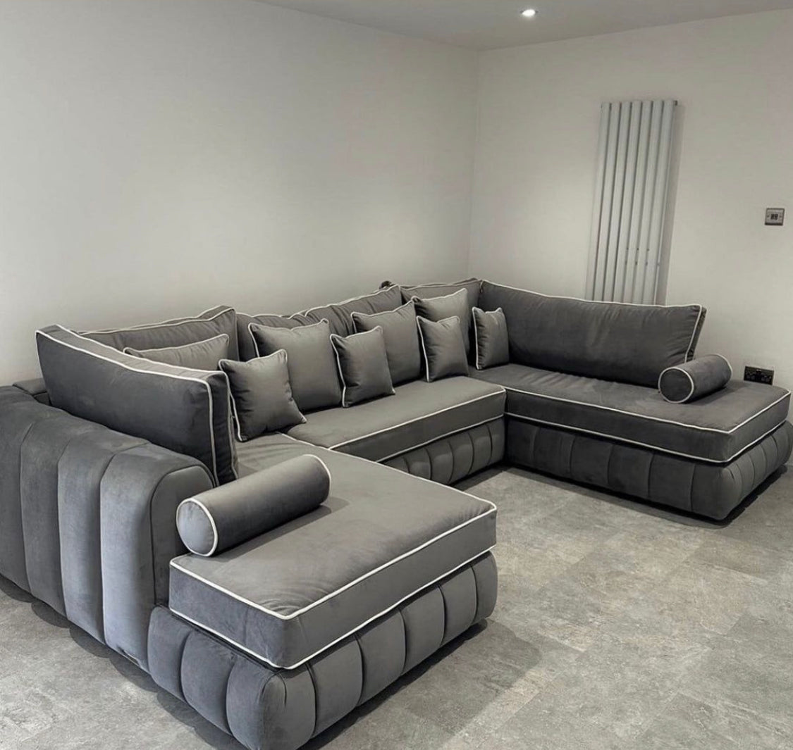Havana bespoke double open chaise corner sofa